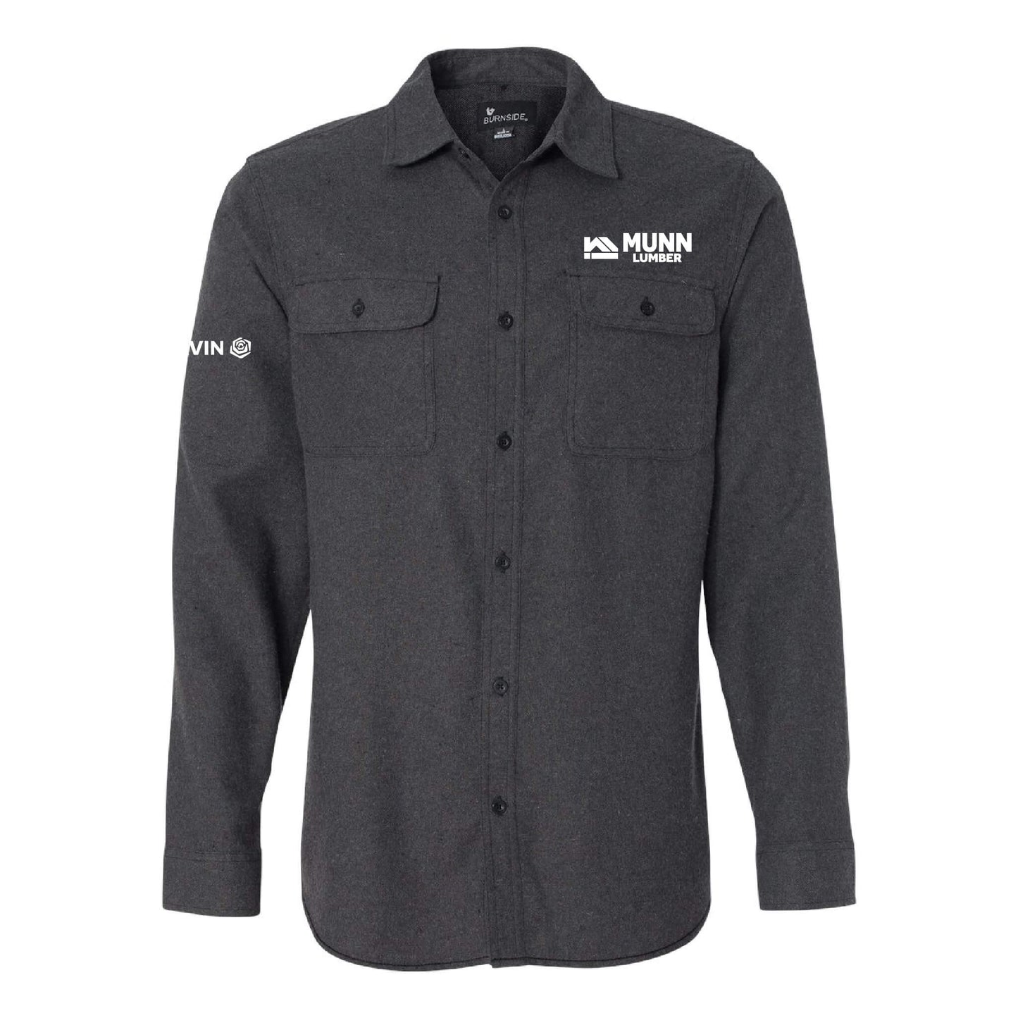 Solid Flannel Shirt - Unisex