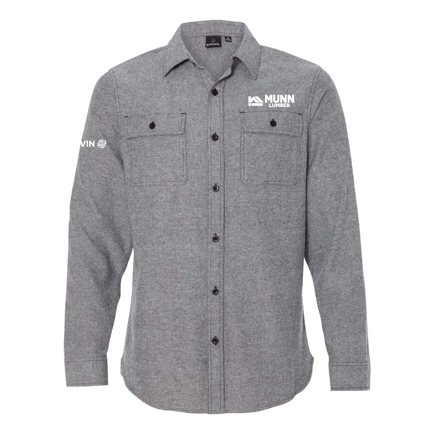 Solid Flannel Shirt - Unisex