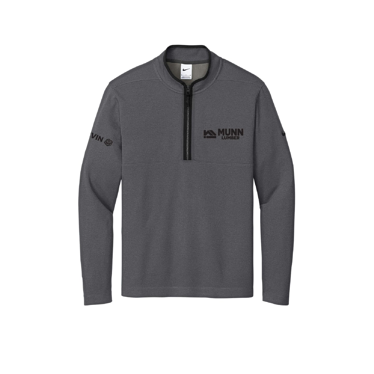Textured 1/2-Zip Cover-Up - Unisex