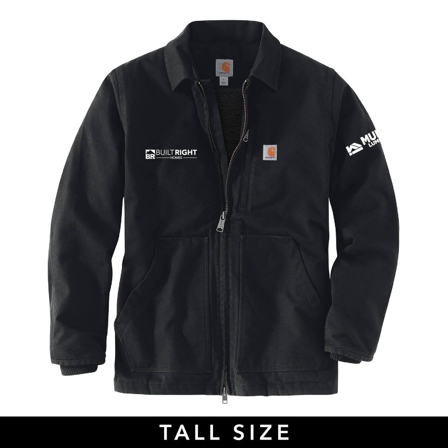 Built Right Homes - Carhartt Sherpa-Lined Coat - Adult-Soft and Spun Apparel Orders