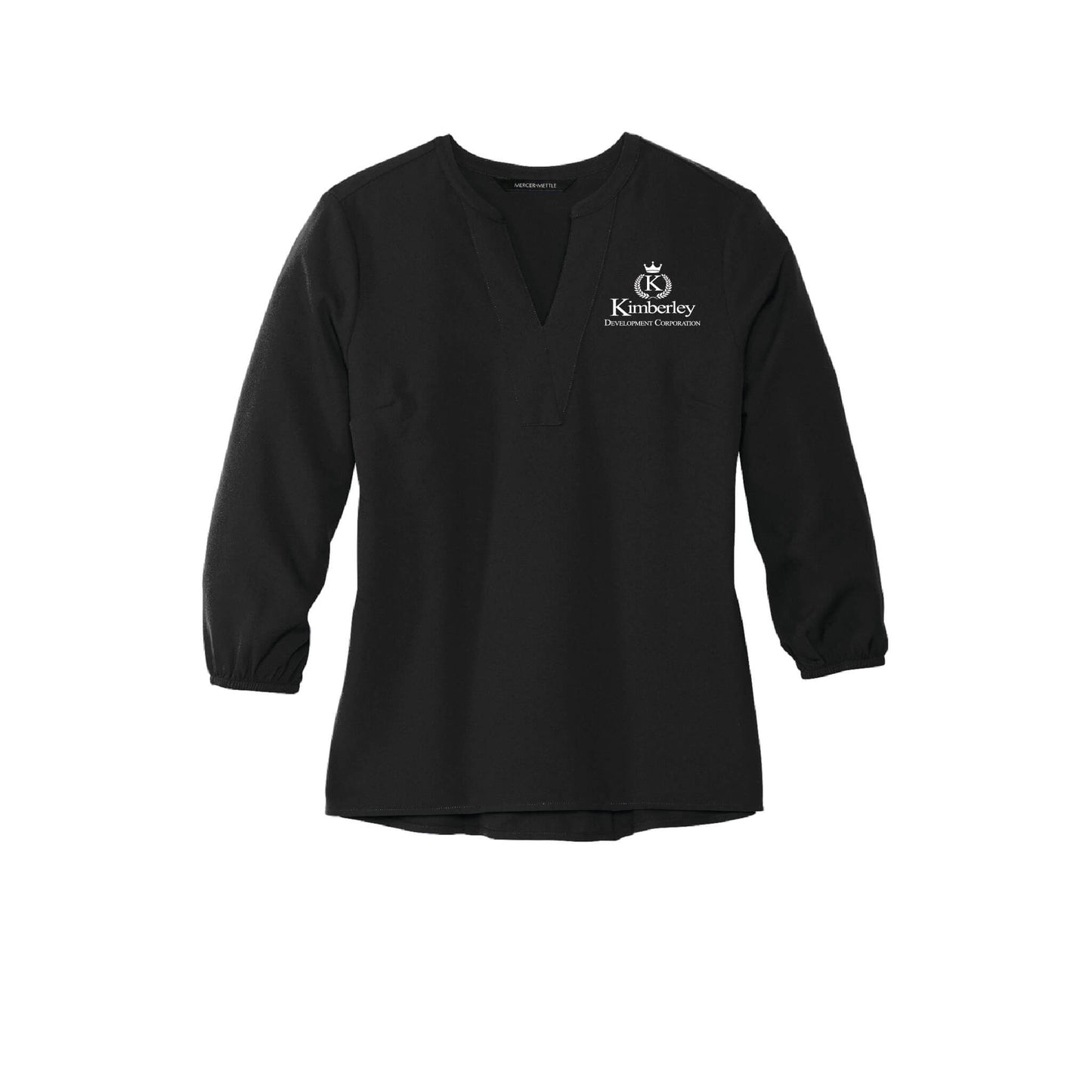 Kimberley Development: Mercer+Mettle Stretch Crepe 3/4-Sleeve Blouse - Womens