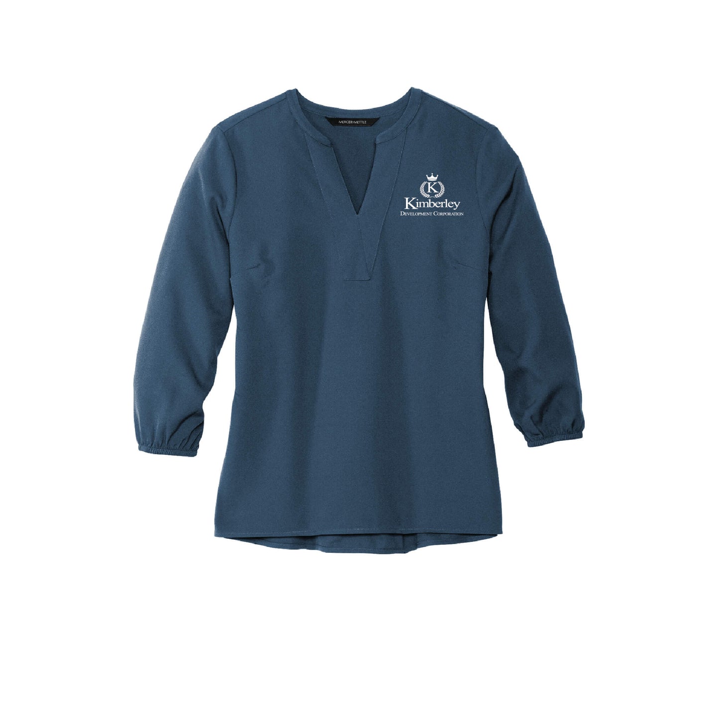 Kimberley Development: Mercer+Mettle Stretch Crepe 3/4-Sleeve Blouse - Womens