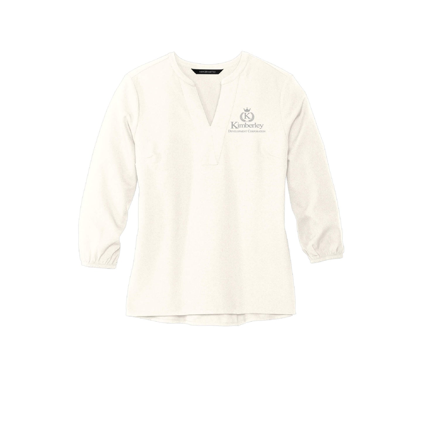 Kimberley Development: Mercer+Mettle Stretch Crepe 3/4-Sleeve Blouse - Womens