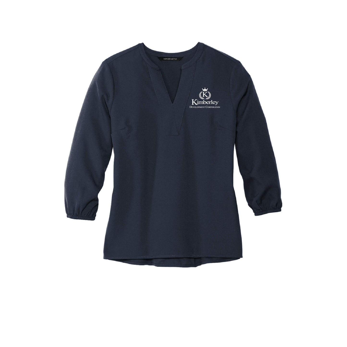 Kimberley Development: Mercer+Mettle Stretch Crepe 3/4-Sleeve Blouse - Womens