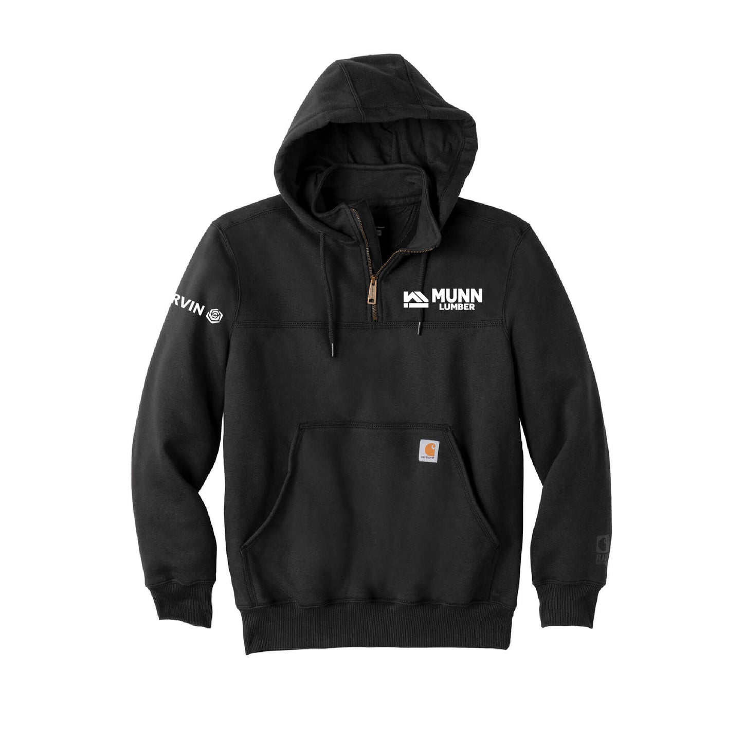 Rain Defender Paxton Heavyweight Hooded Zip Mock Sweatshirt - Unisex