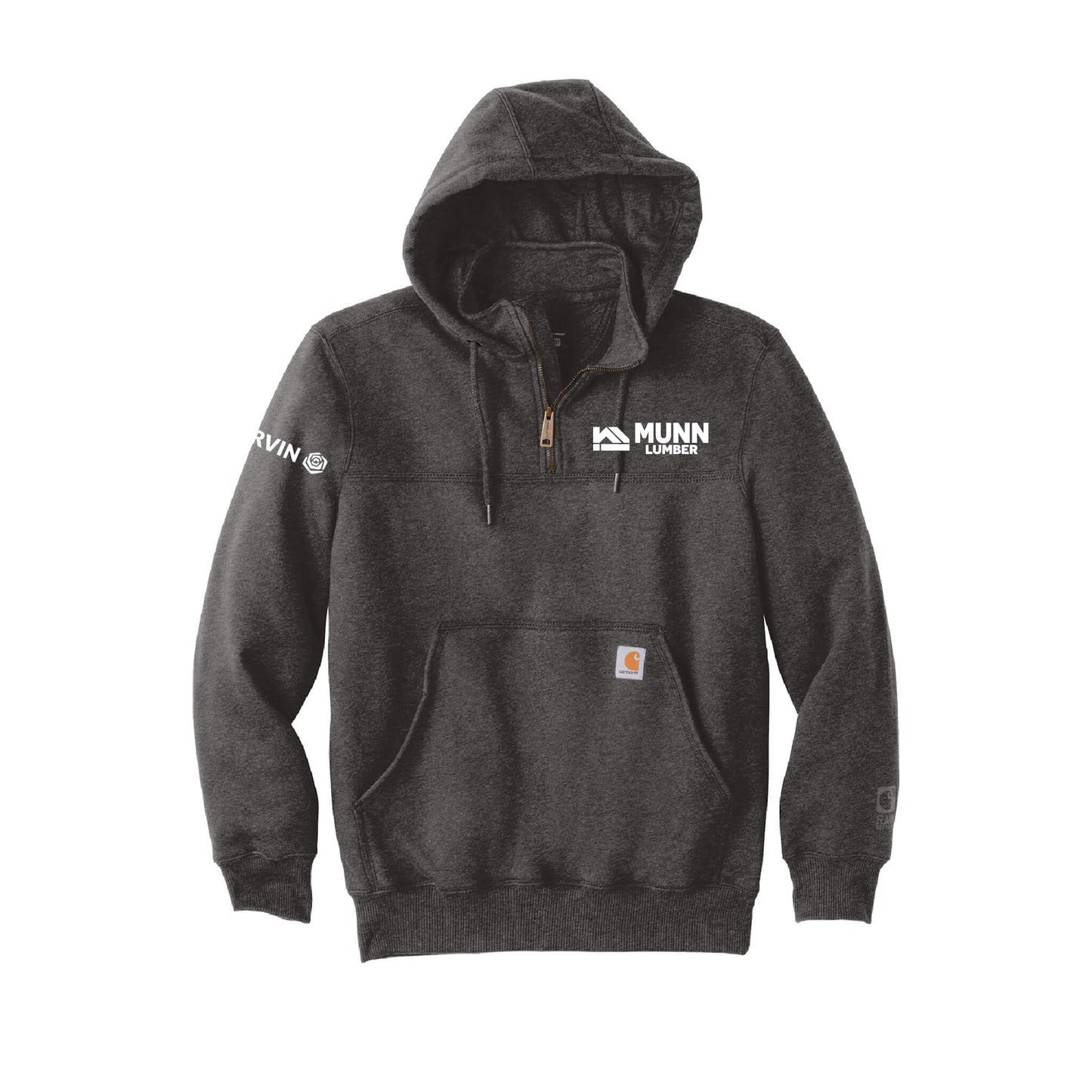 Rain Defender Paxton Heavyweight Hooded Zip Mock Sweatshirt - Unisex