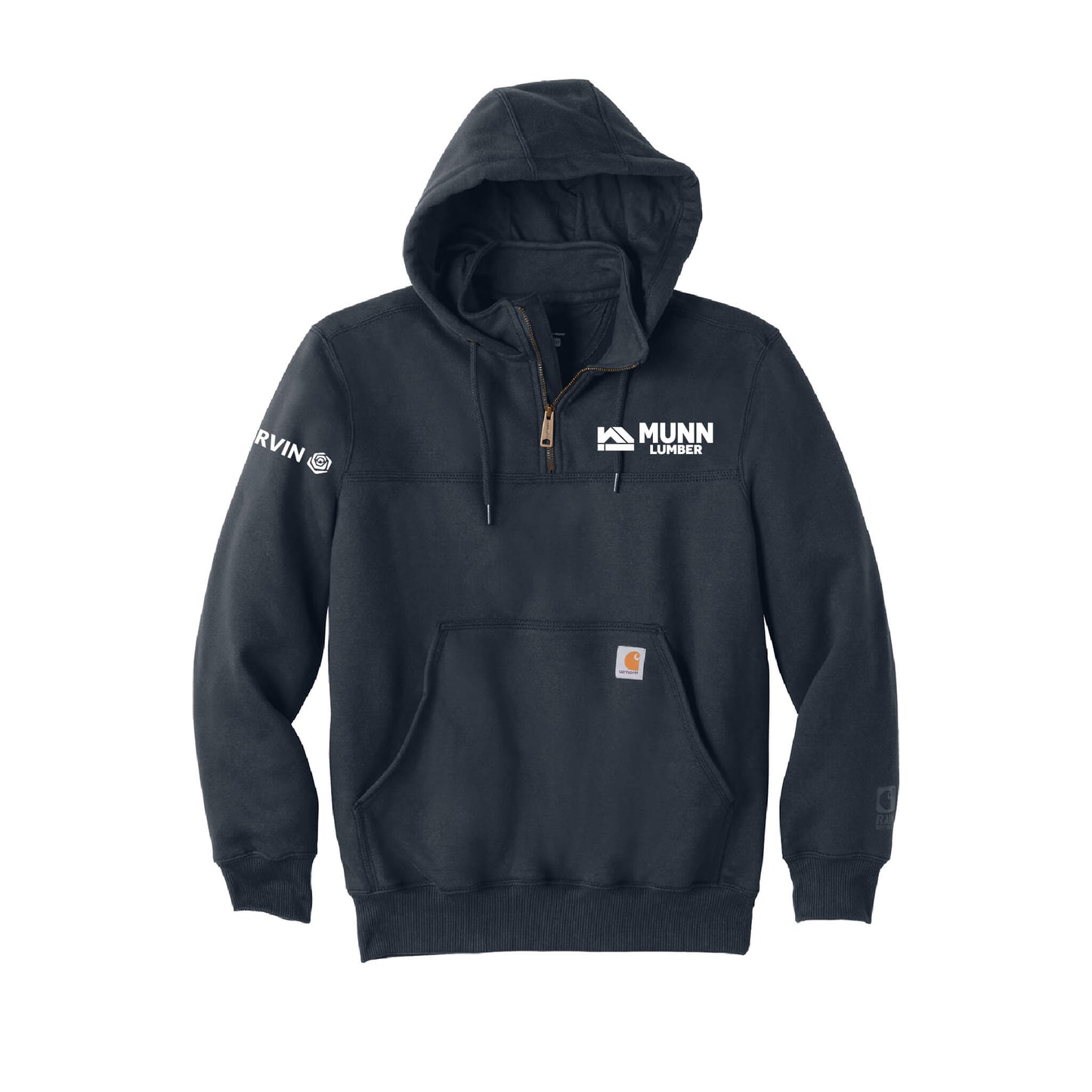 Rain Defender Paxton Heavyweight Hooded Zip Mock Sweatshirt - Unisex