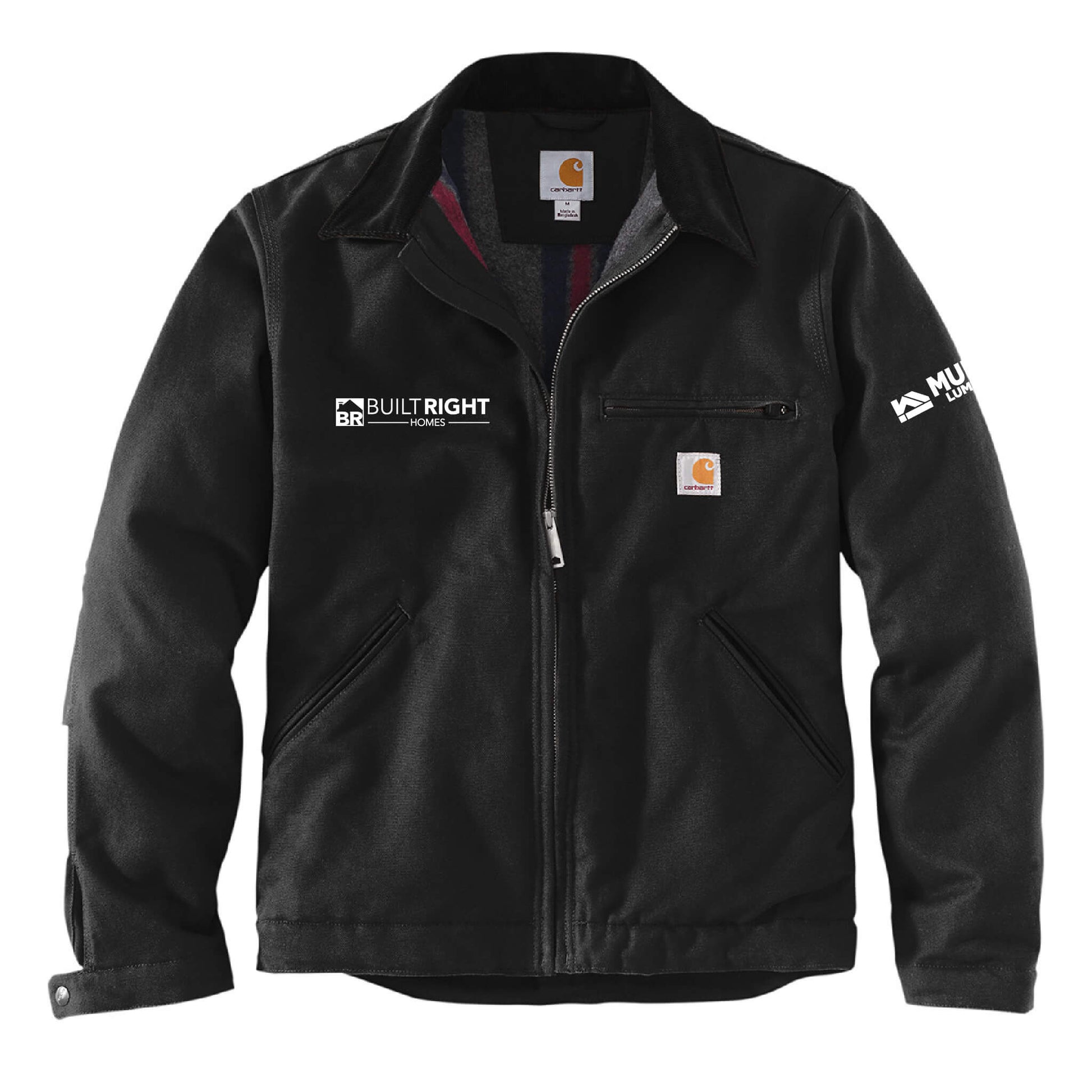 Built Right Homes - Carhartt Duck Detroit Jacket - Adult-Soft and Spun Apparel Orders