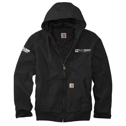 Built Right Homes - Carhartt Washed Duck Active Jacket - Adult-Soft and Spun Apparel Orders