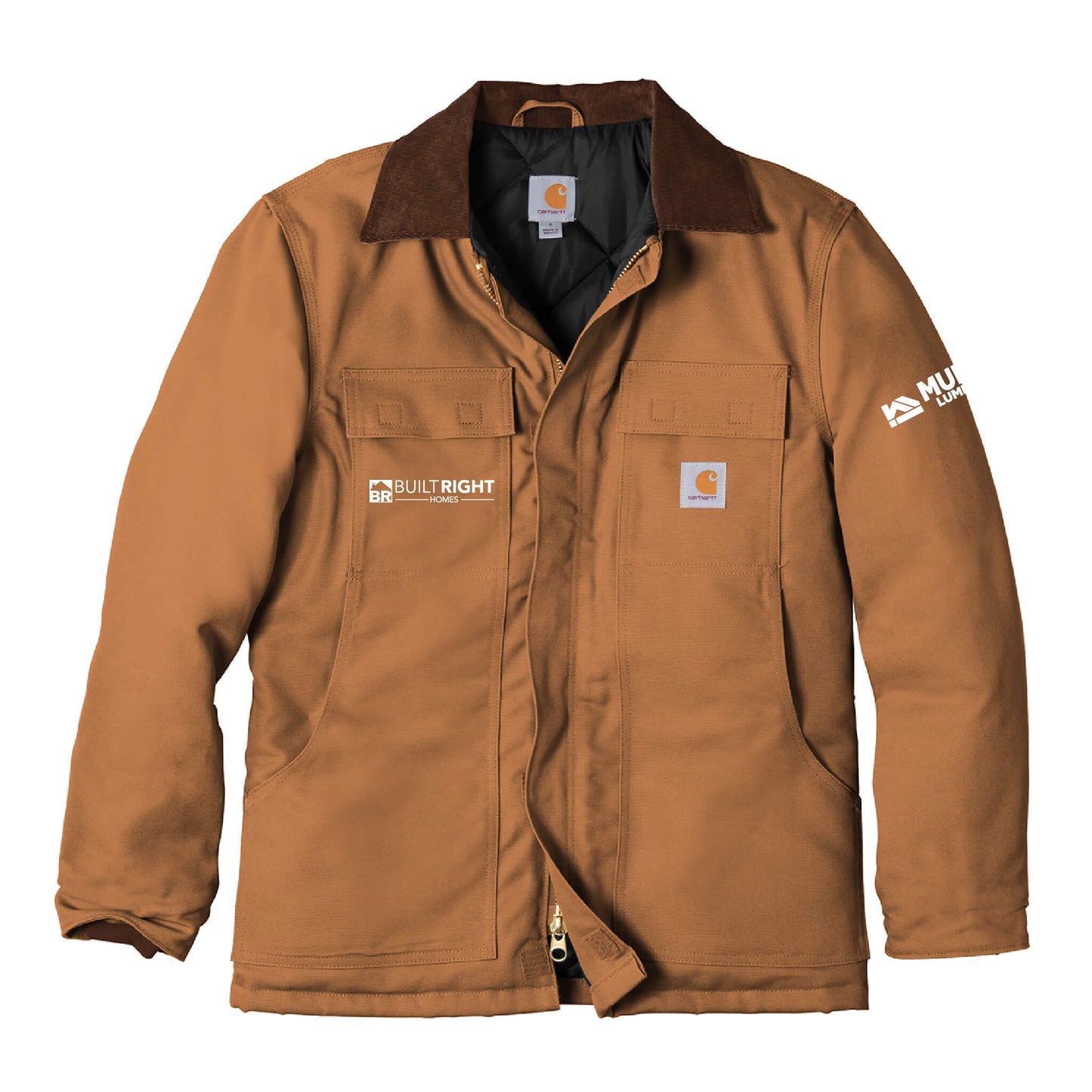 Built Right Homes - Carhartt Duck Traditional Coat - Adult-Soft and Spun Apparel Orders