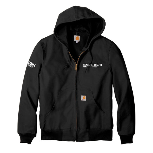 Built Right Homes - Carhartt Thermal-Lined Duck Active Jacket - Adult-Soft and Spun Apparel Orders