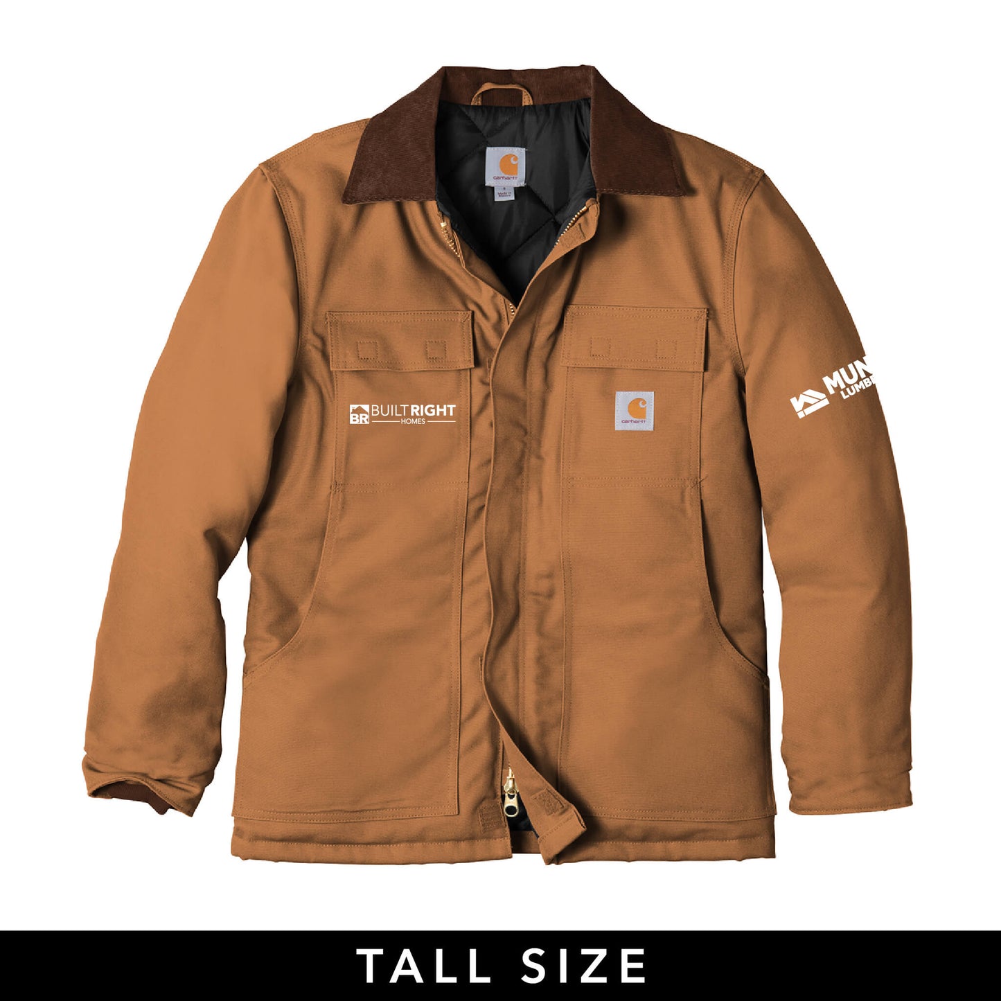 Built Right Homes - Carhartt Duck Traditional Coat - Adult-Soft and Spun Apparel Orders